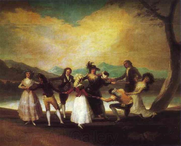 Francisco Jose de Goya Blind Man's Buff Spain oil painting art